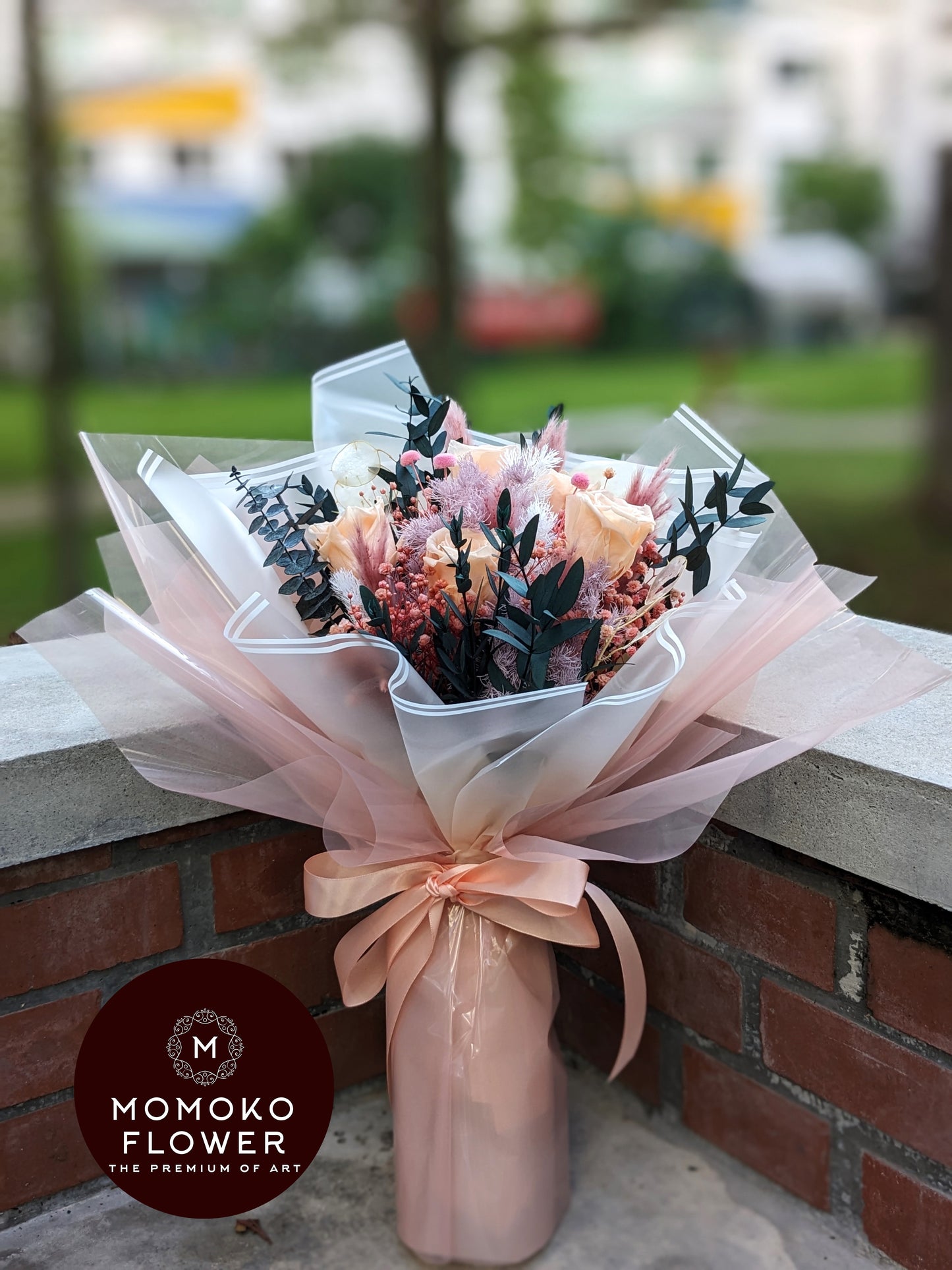 Momoko Summer Orange Flower Bouquet