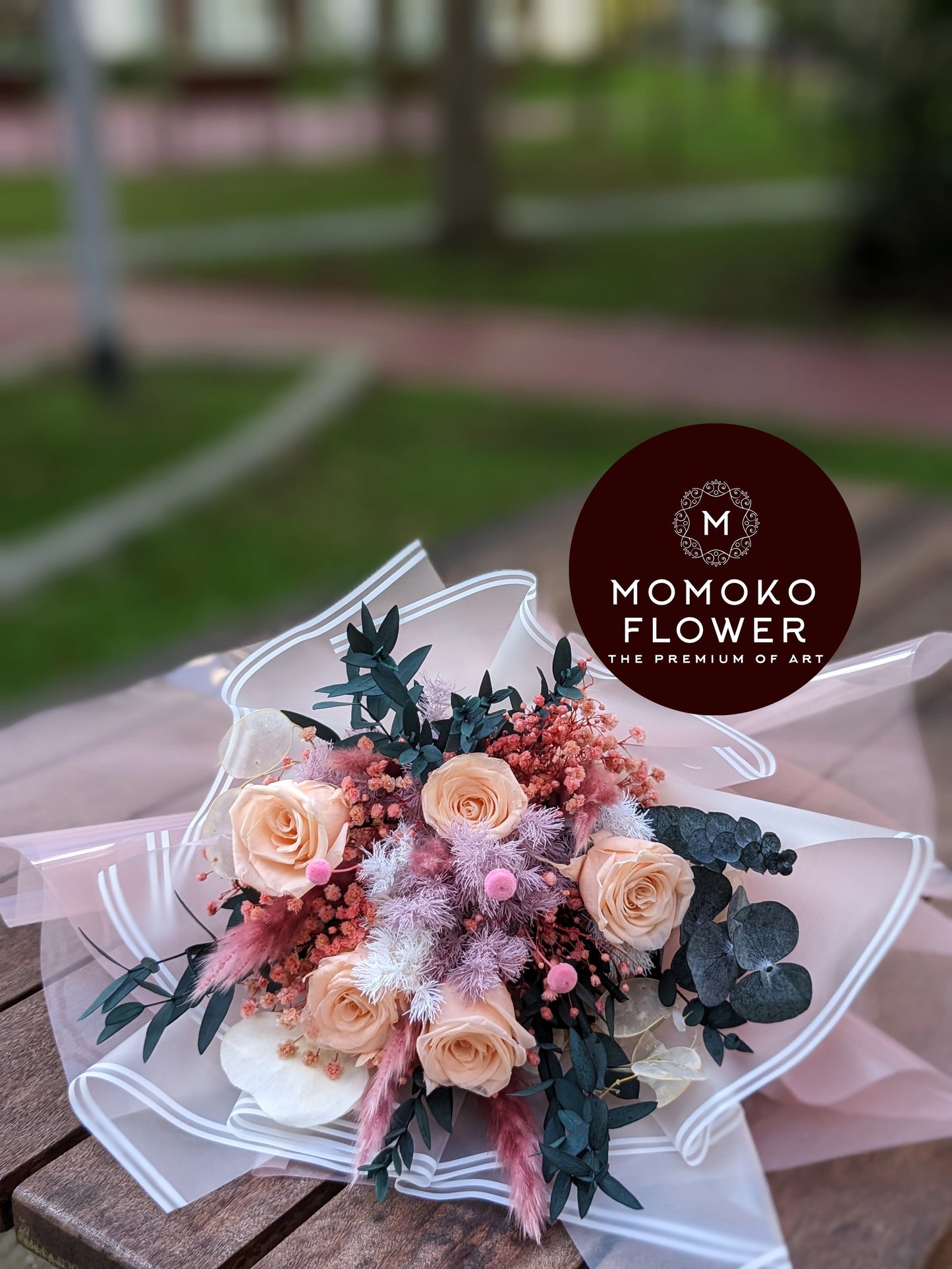 Momoko Summer Orange Flower Bouquet