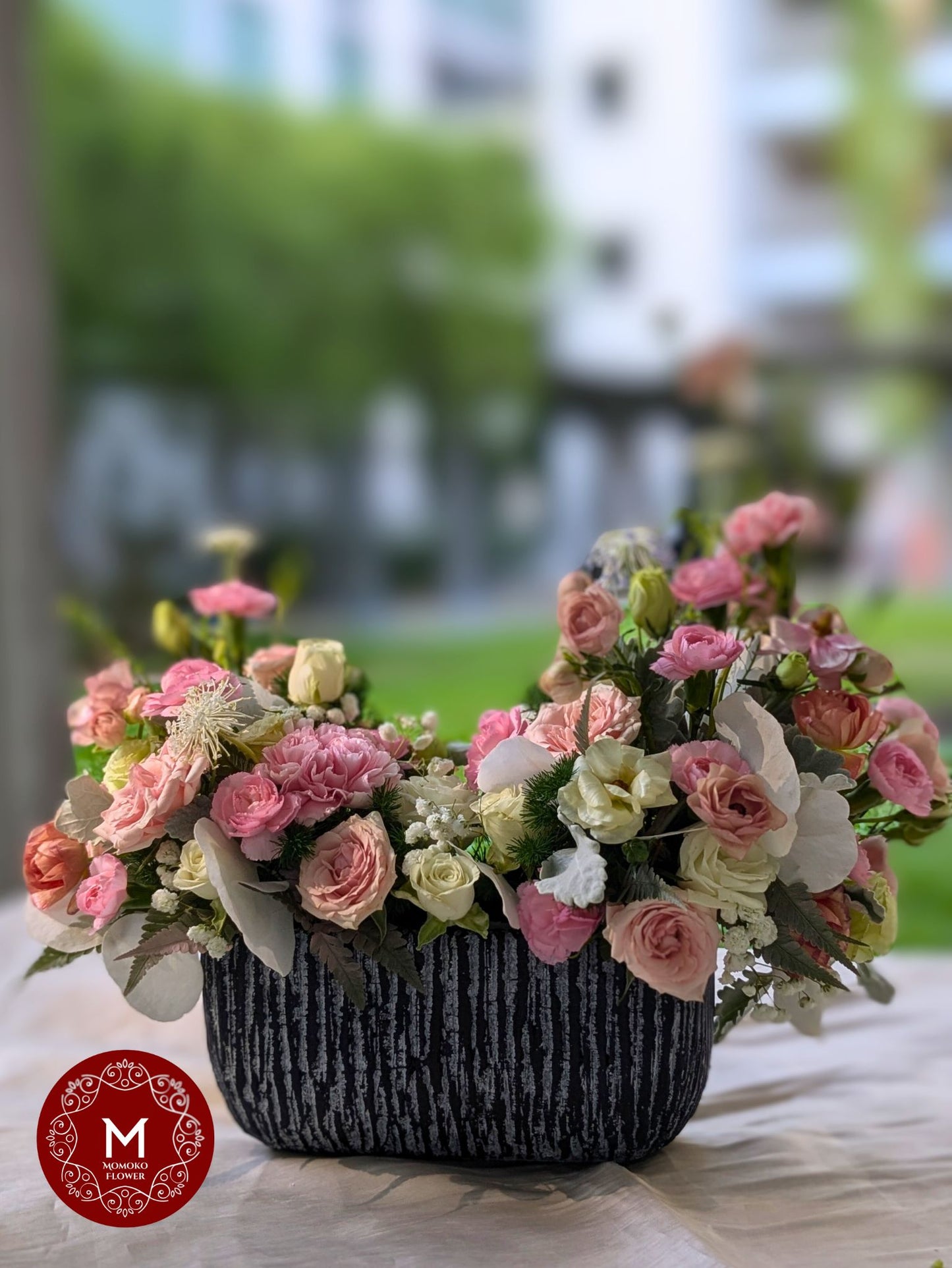 Momoko Sunset Serenade Blooms Arrangement