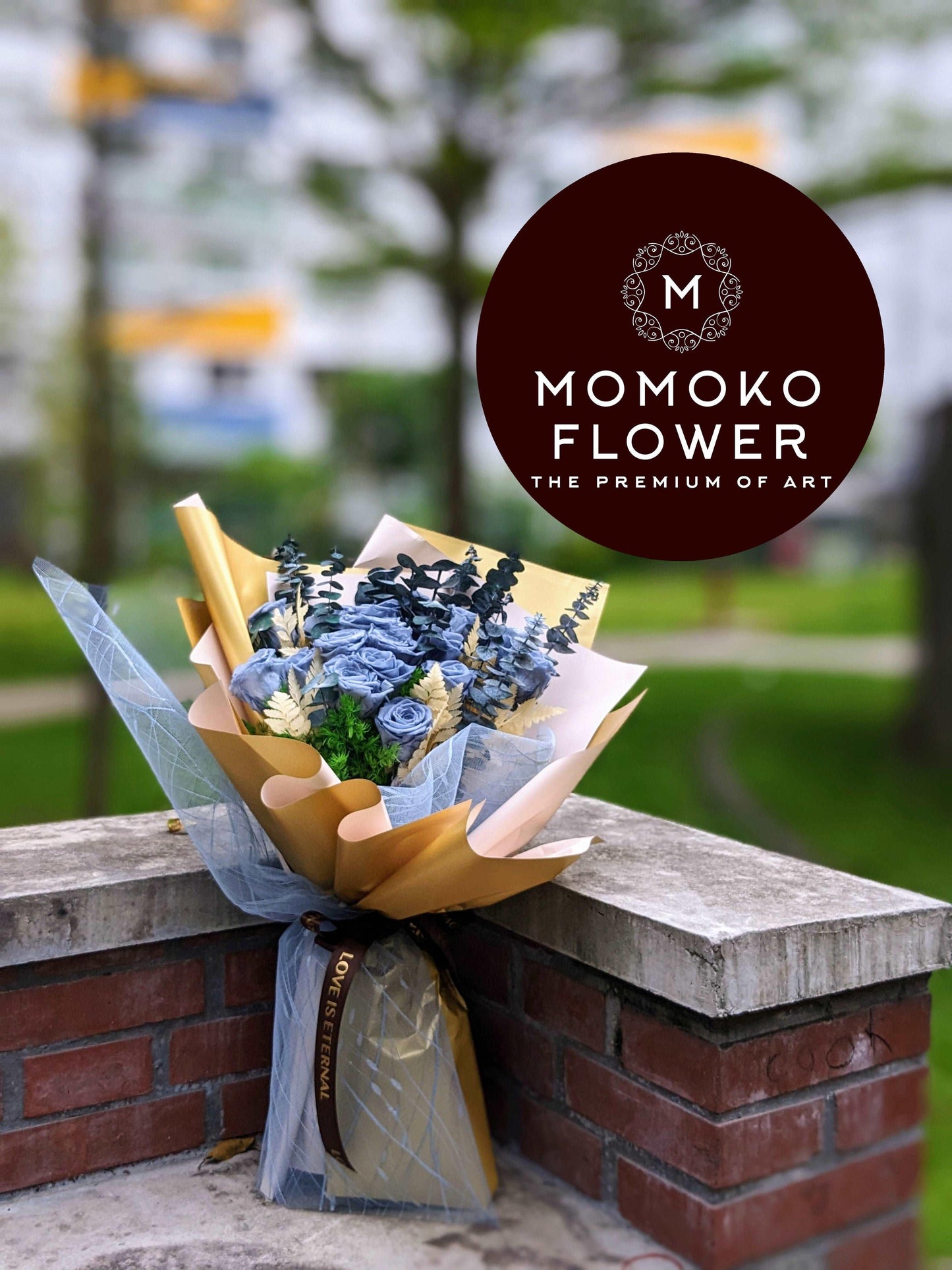 Momoko Blue Romance Flower Bouquet - Momoko Flower