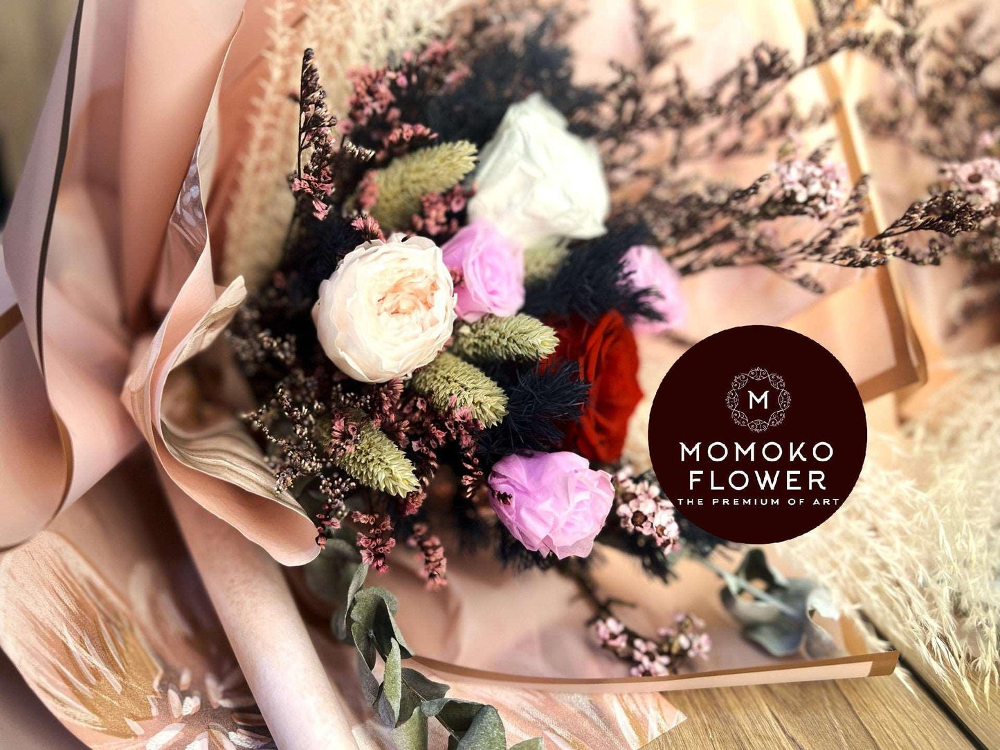 Momoko Hana Rose Flower Bouquet - Momoko Flower