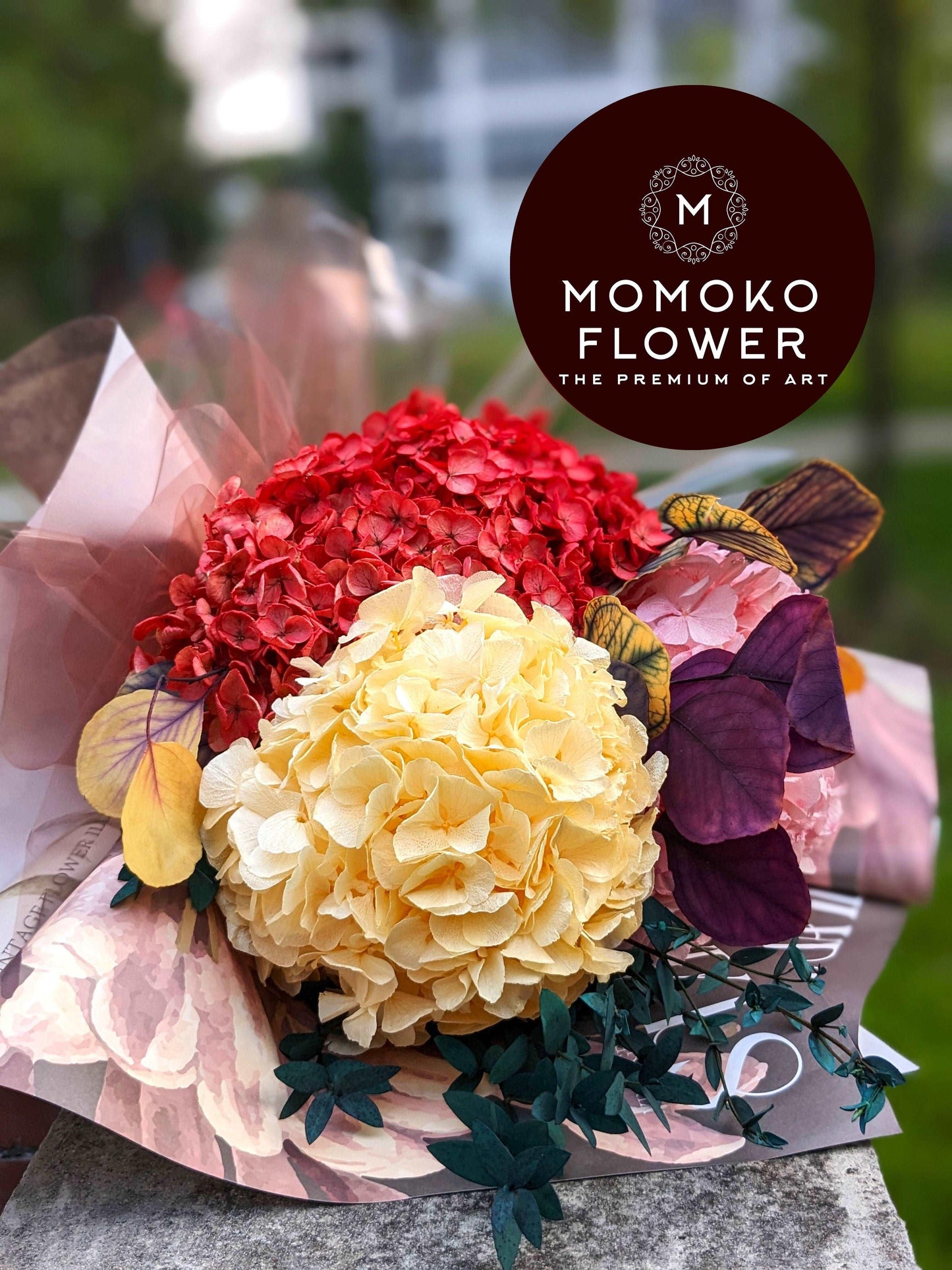 Momoko Mother's Luxury & Serene Love Flower Bouquet - Momoko Flower