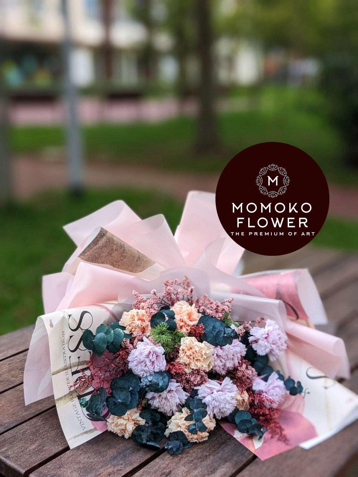 Momoko Mother's Serenity Beauty Carnation Bouquet - Momoko Flower