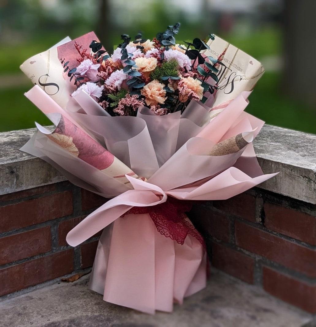 Momoko Mother's Serenity Beauty Carnation Bouquet - Momoko Flower