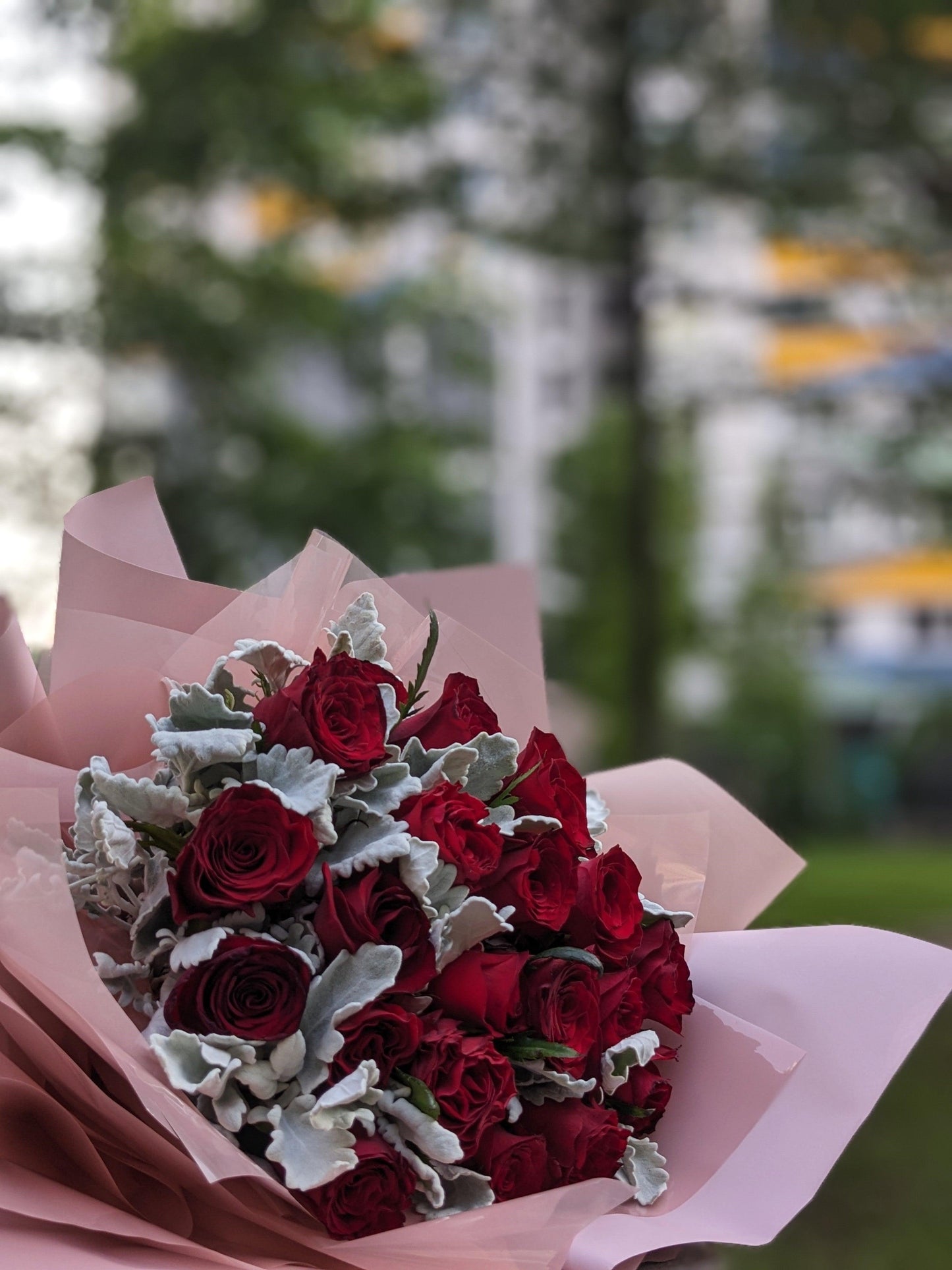 Momoko Red Felicidad Floral Bouquet - Momoko Flower