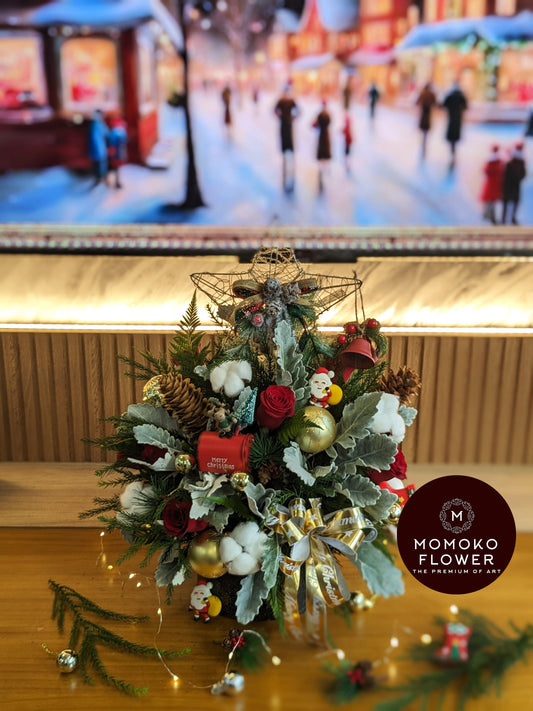 Momoko Xmas Wonderland Flower Arrangement - Momoko Flower