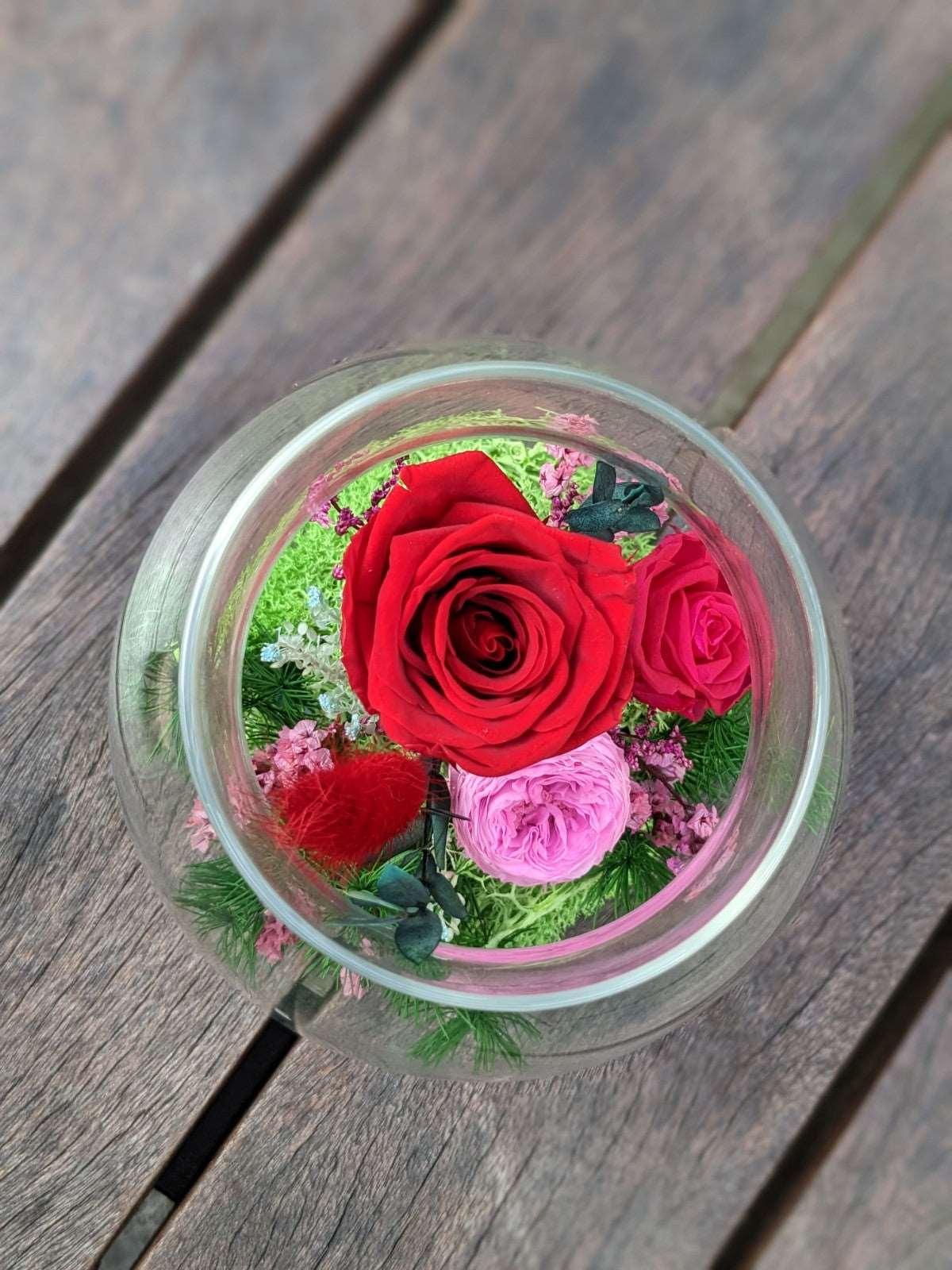 Passion Love Dome Arrangement - Momoko Flower