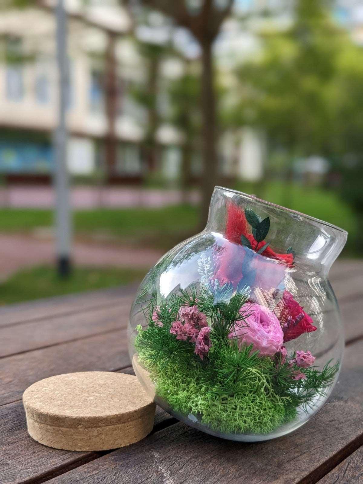 Passion Love Dome Arrangement - Momoko Flower
