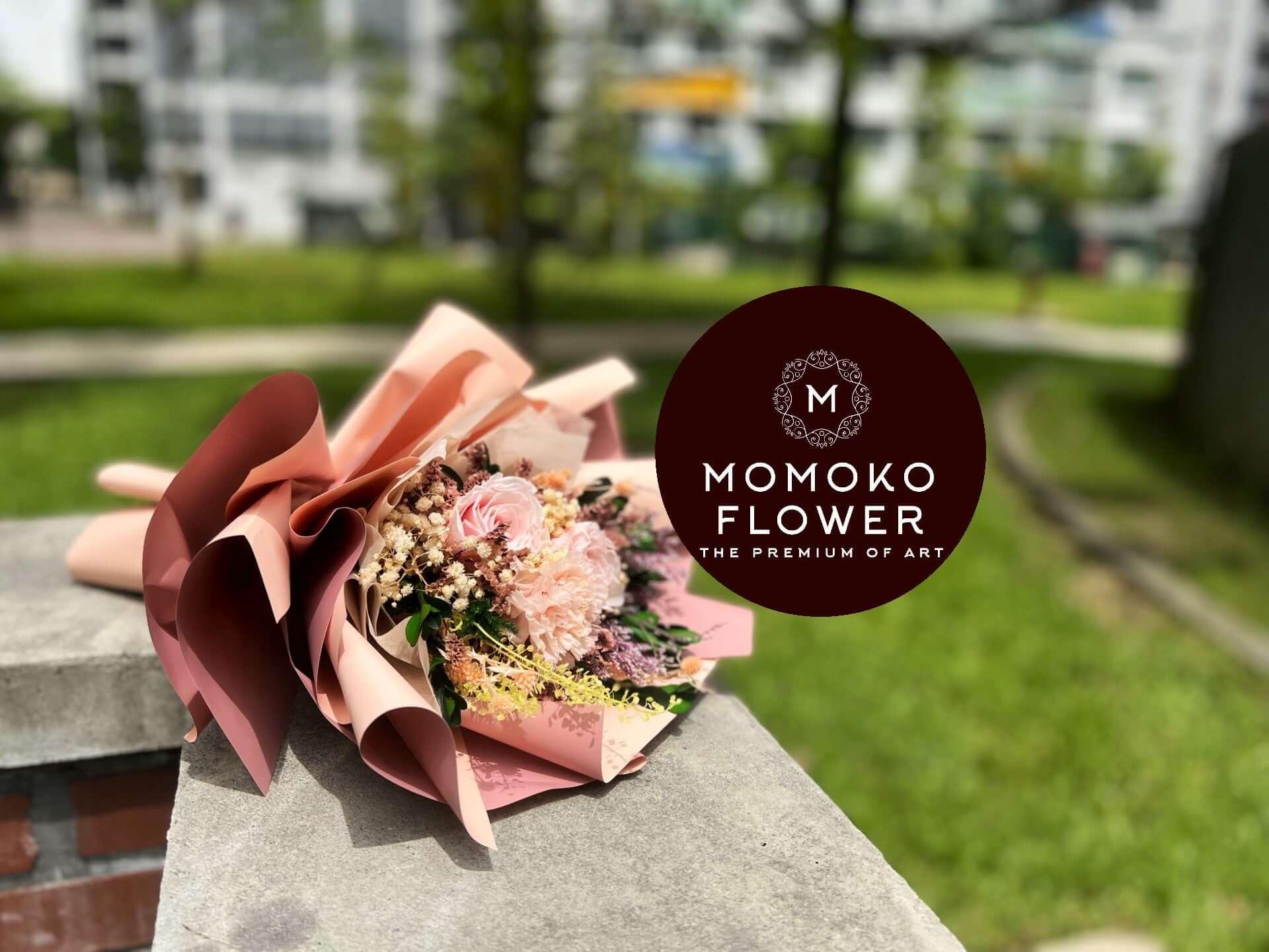 Momoko Iris Rose Flowers Bouquet - Momoko Flower