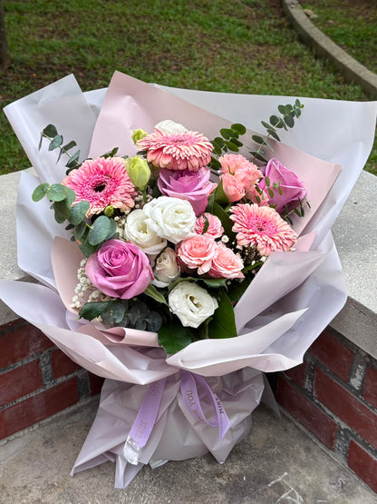 Momoko Amethyst Bloom Fresh Flower Bouquet