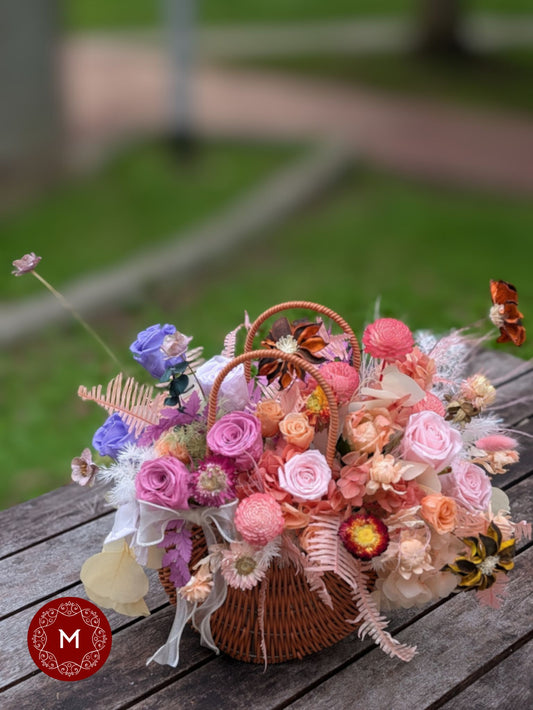 Momoko Graceful Moments Basket Arrangement