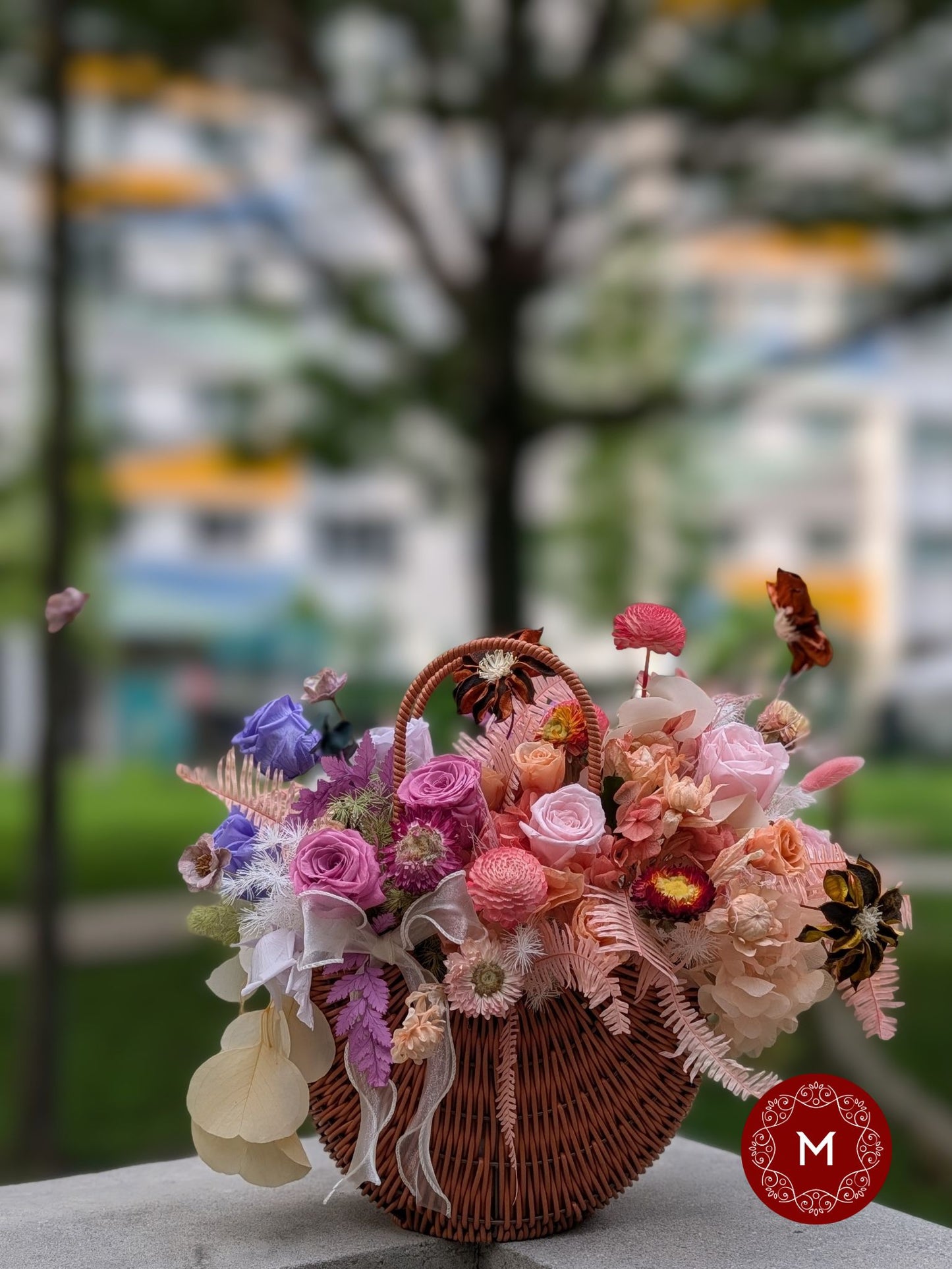 Momoko Graceful Moments Basket Arrangement
