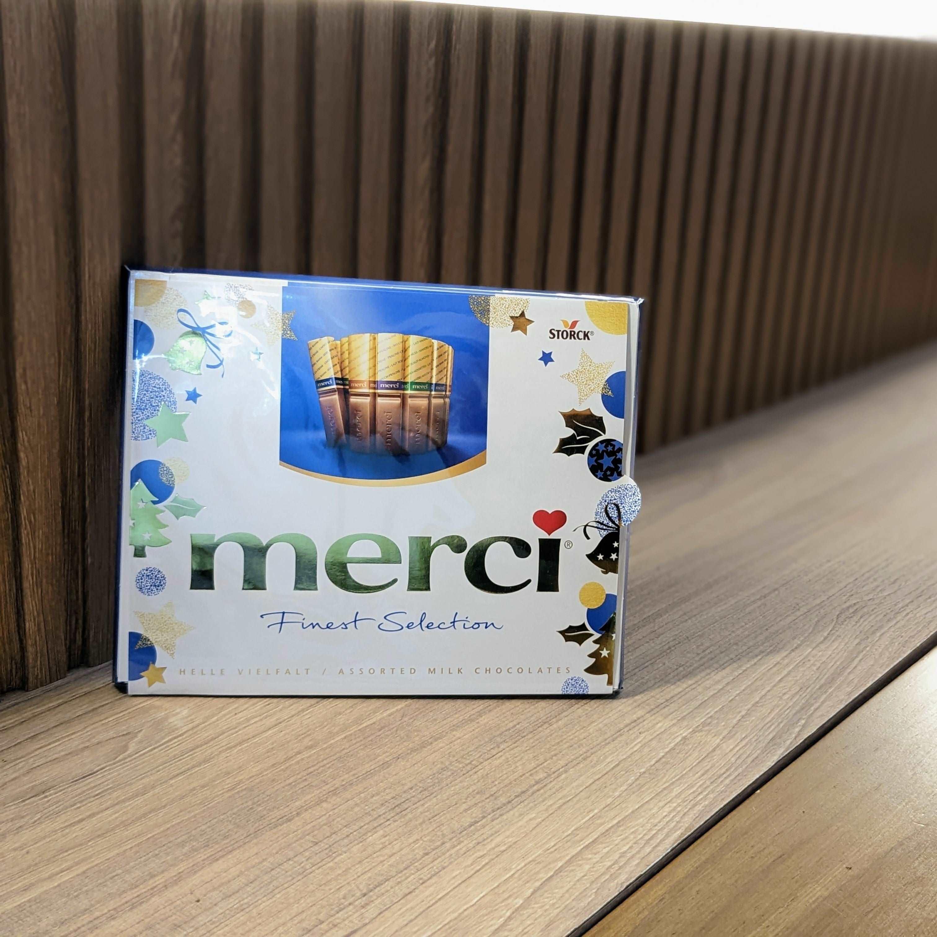 Merci Apple Merci Blue Chocolate