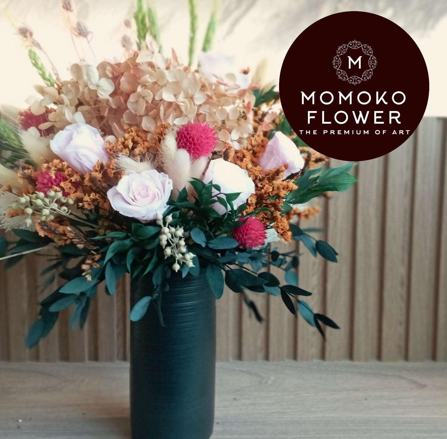 Momoko Autumn Rose Flower Arrangement - Momoko Flower