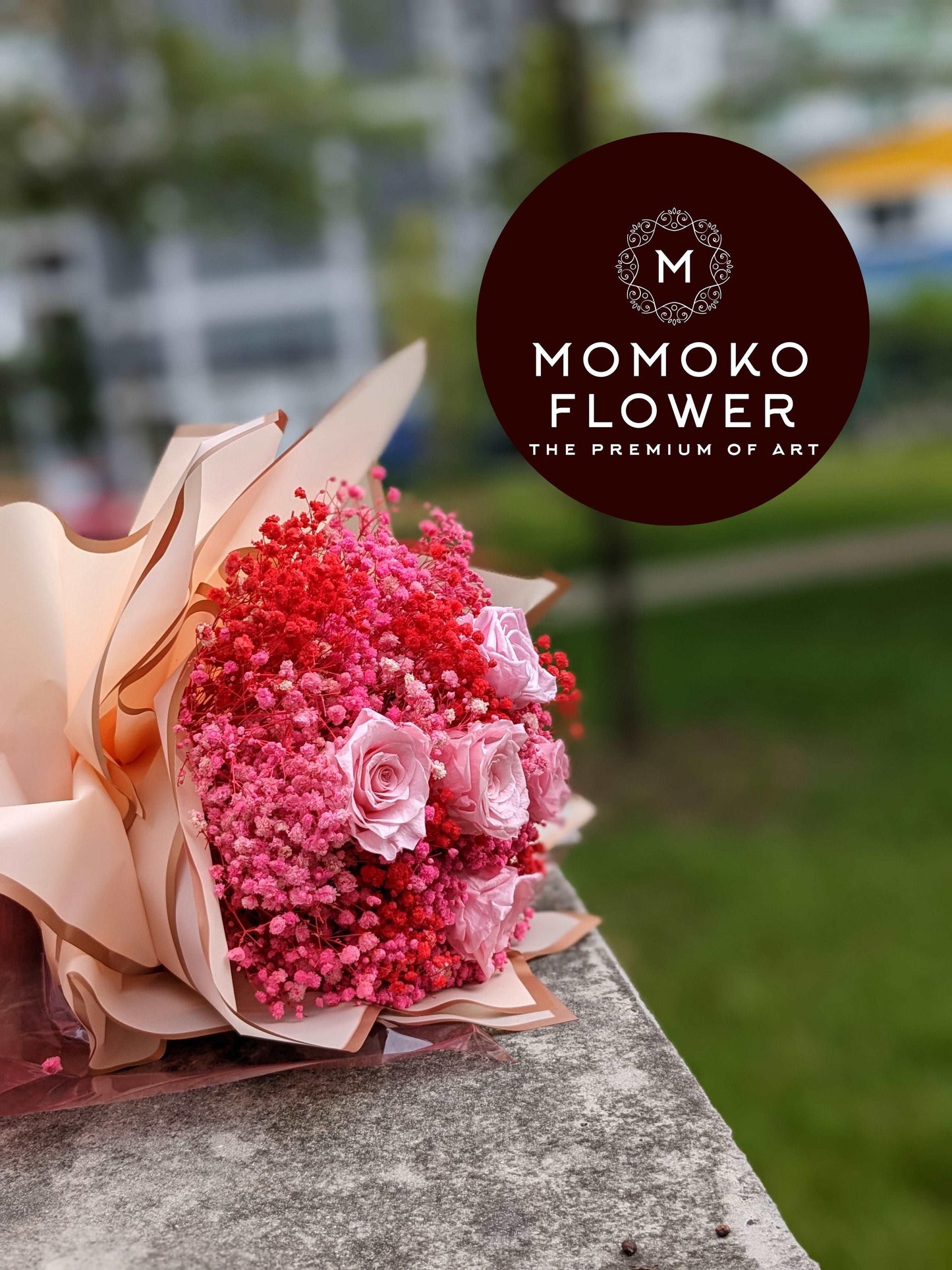 Momoko Elena Rose Flower Bouquet - Momoko Flower