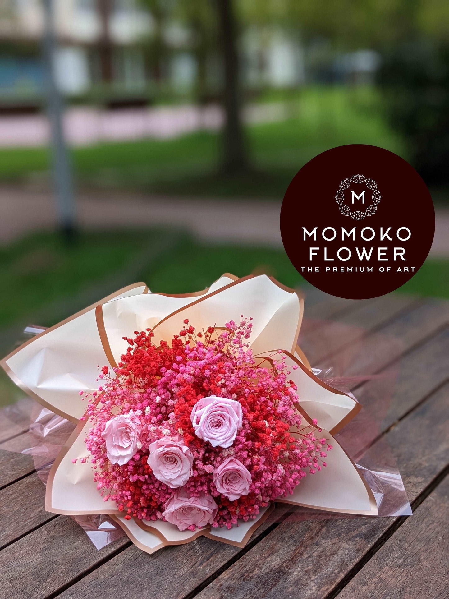 Momoko Elena Rose Flower Bouquet - Momoko Flower