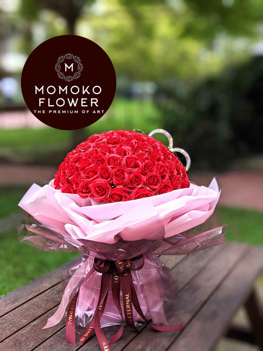 Momoko Endless Love Rose Flower Bouquet - Momoko Flower