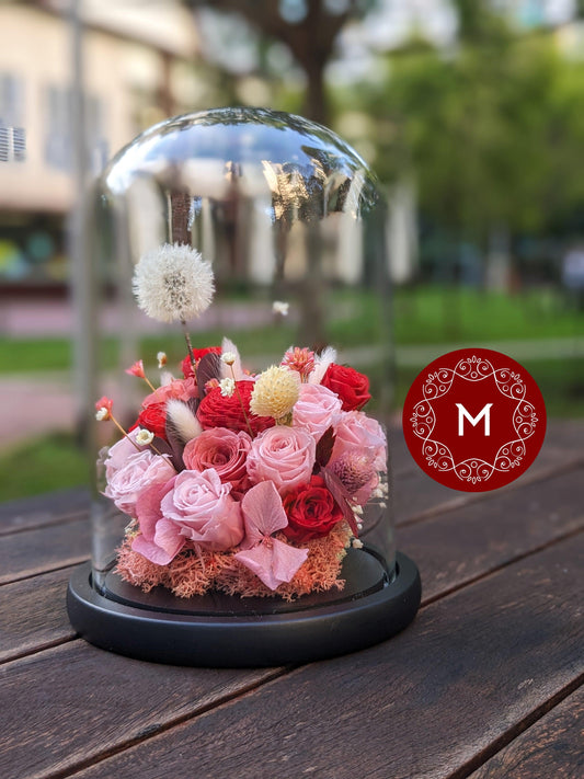 Momoko Everlasting Love Dome Arrangement - Momoko Flower