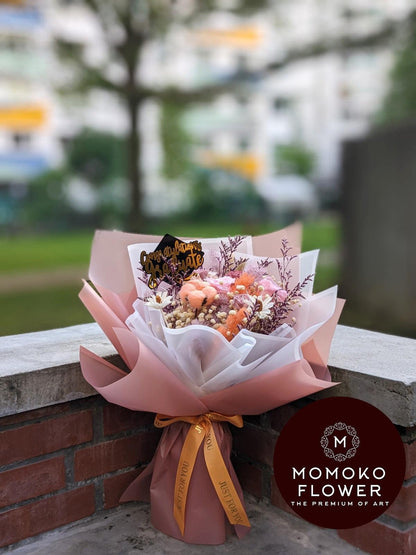 Momoko Graduation Garden Flower Bouquet - Momoko Flower