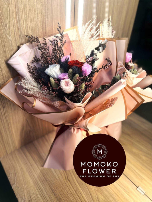 Momoko Hana Rose Flower Bouquet - Momoko Flower