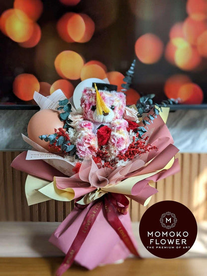 Momoko Happy Graduation Flower Bouquet - Momoko Flower