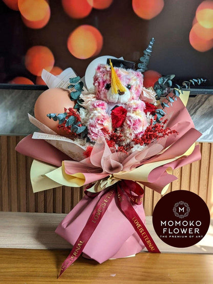 Momoko Happy Graduation Flower Bouquet - Momoko Flower