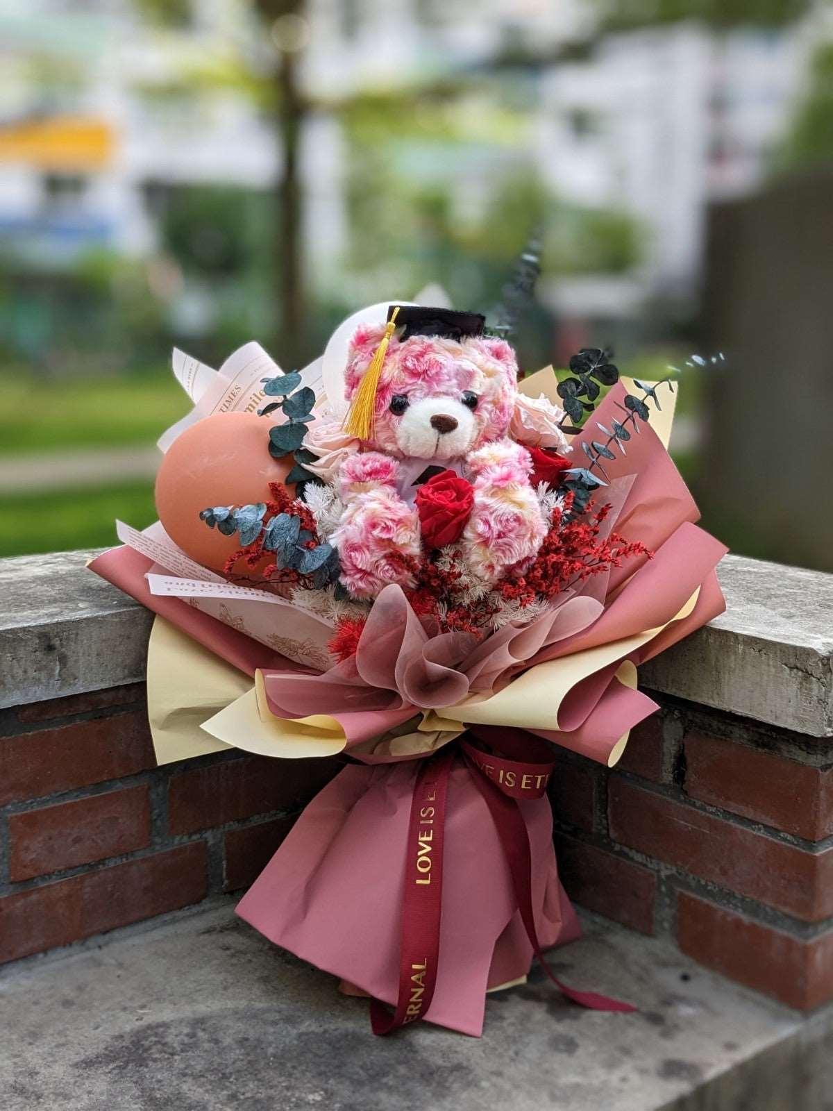 Momoko Happy Graduation Flower Bouquet - Momoko Flower