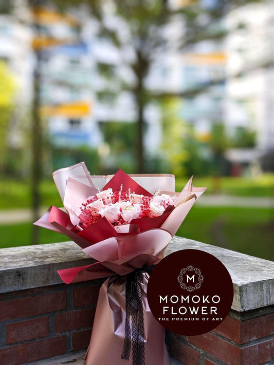 Momoko Imperial Joyful Rose Flower and Chocolate - Momoko Flower