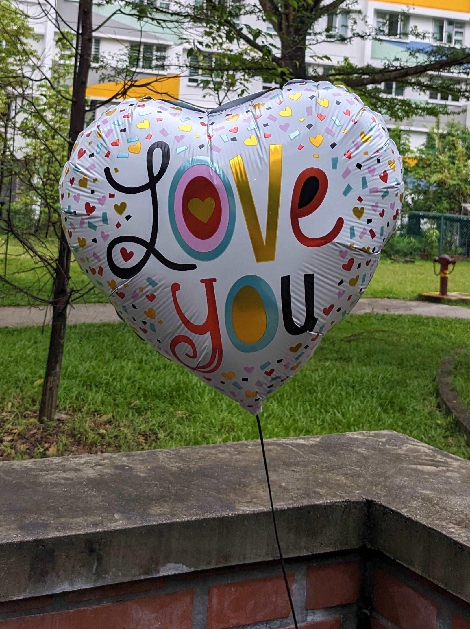 Momoko Love You Helium Ballloon