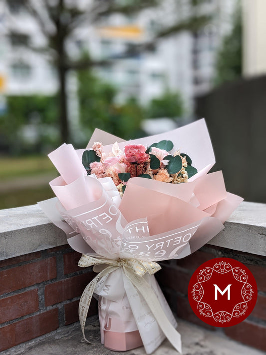 Momoko Roseate Reverie Flower Bouquet - Momoko Flower