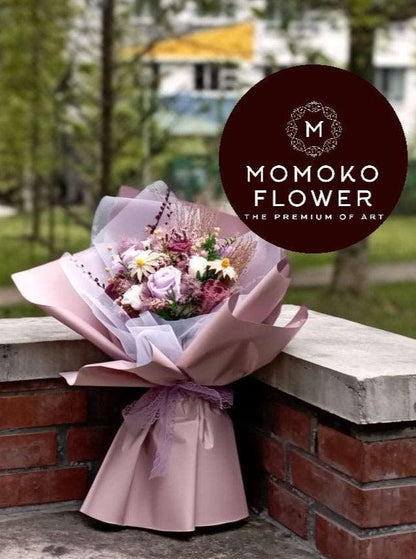 Momoko Serenade Purple Flowers Bouquet - Momoko Flower