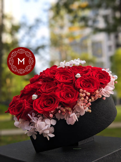 Momoko Special Valentine's Rose Arrangement - Momoko Flower