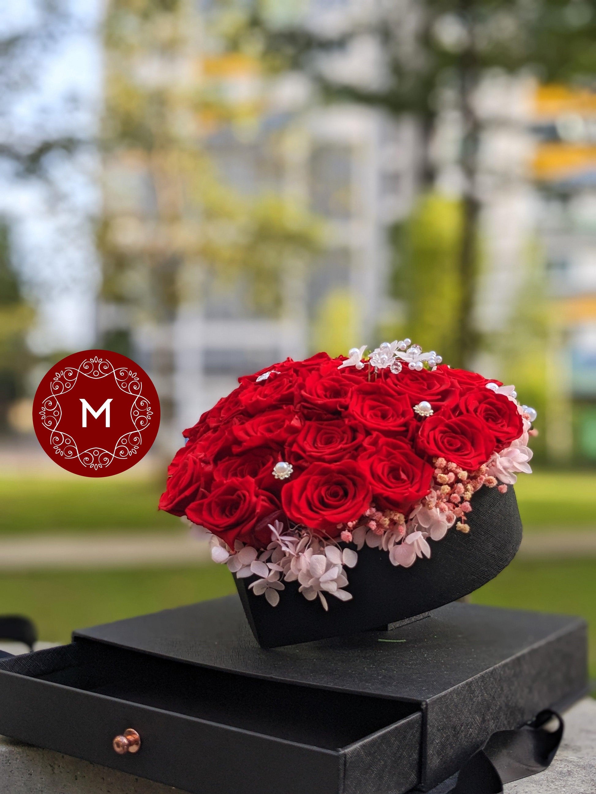 Momoko Special Valentine's Rose Arrangement - Momoko Flower