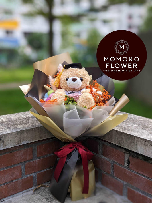 Momoko The Achiever's Graduation Flower Bouquet - Momoko Flower