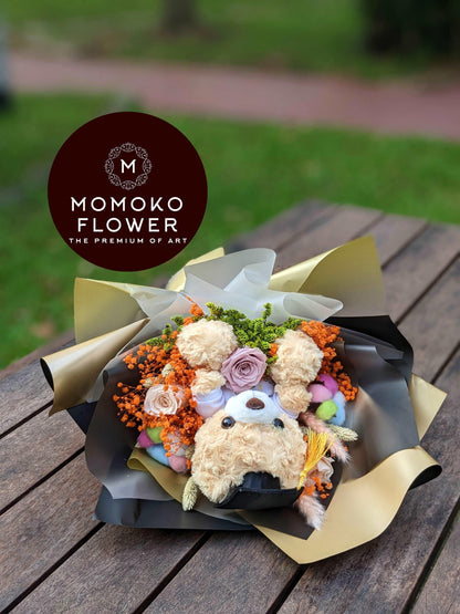 Momoko The Achiever's Graduation Flower Bouquet - Momoko Flower