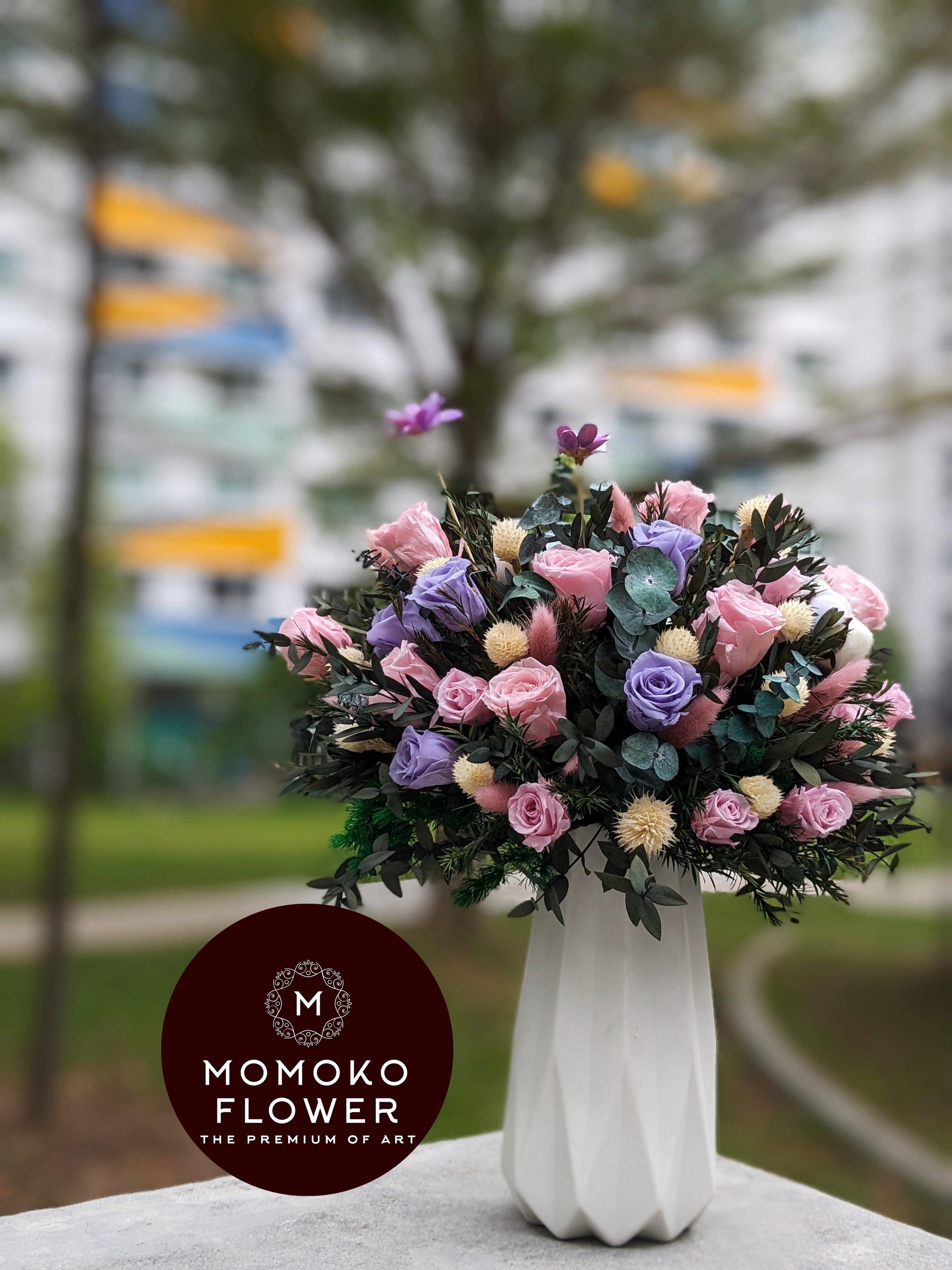 Momoko Winter Serenade Flower Arrangement - Momoko Flower